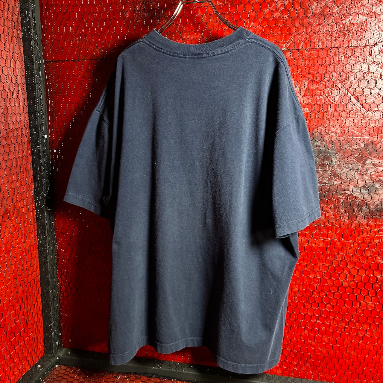 90s USA製 NAUTICA オーバーサイズTシャツ ボックスシルエット ノーティカ ネイビー