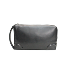 FIVE WOODS 「PLATEU」 L FASTENER POUCH <BLACK>