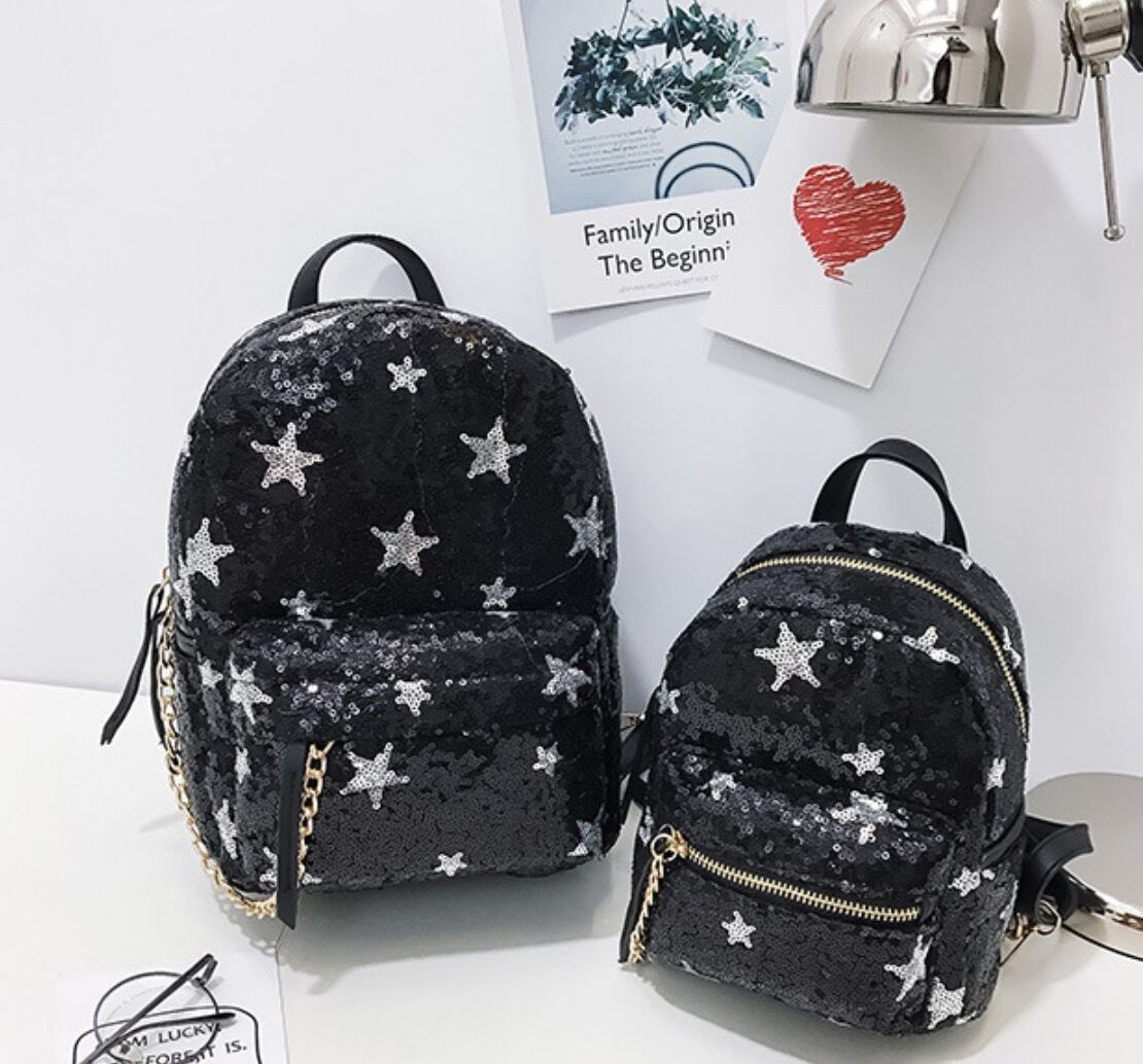 キラキラ星柄リュック ペア注文 Tuery Kids