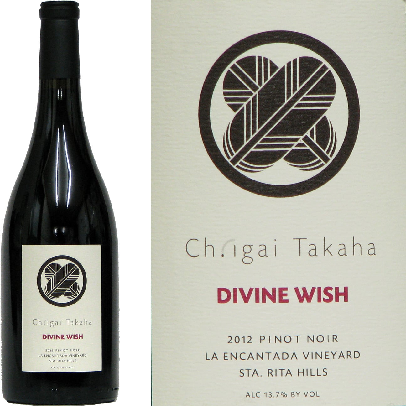 [バックヴィンテージ]2012 シャトー・イガイタカハ ディヴァインウィッシュ　ピノ・ノワール  Ch.igai Takaha Divine Wish Pinot Noir