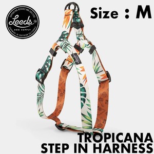 【送料無料】 Leeds Dog Supply リーズドッグサプライ TROPICANA STEP IN HARNESS ドッグハーネス Mサイズ