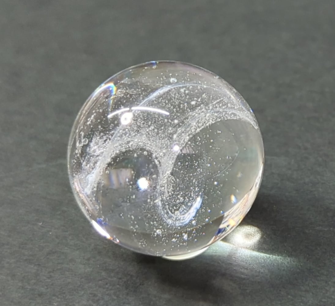 つながり」遺骨ガラスのガラス玉（M） | glass with株式会社