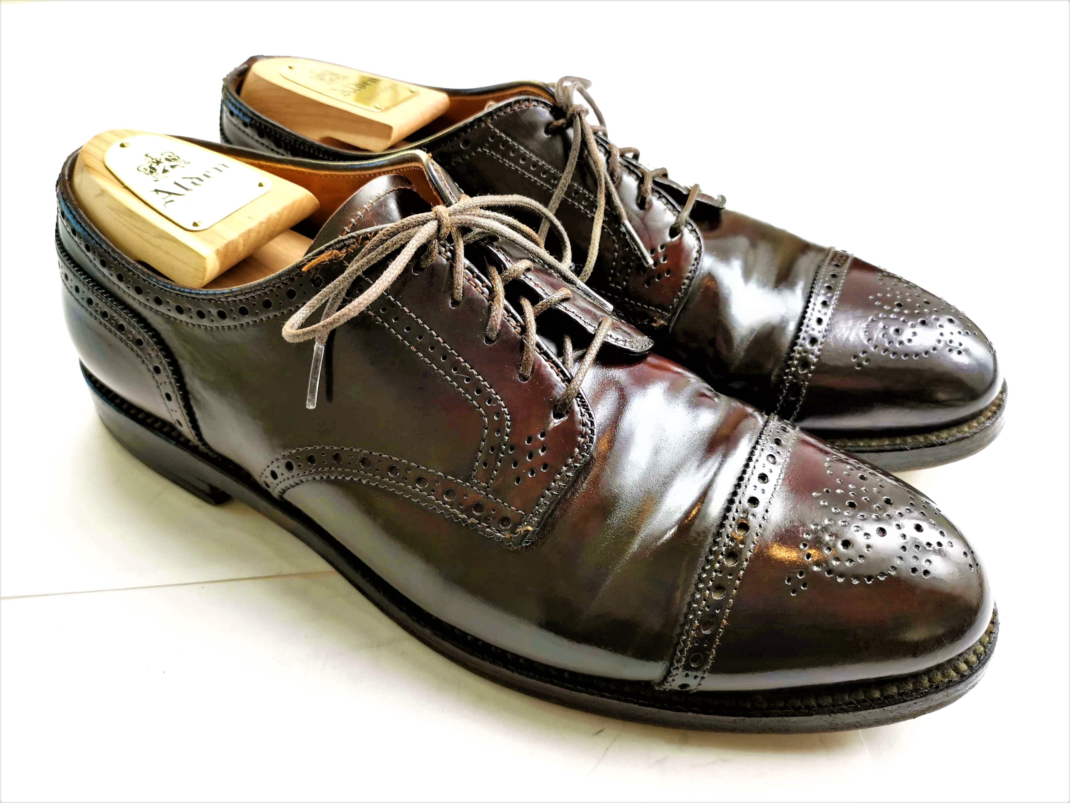 オールデン Alden セミブローグ 「2145」 コードバン アバディーンラスト サイズ10D