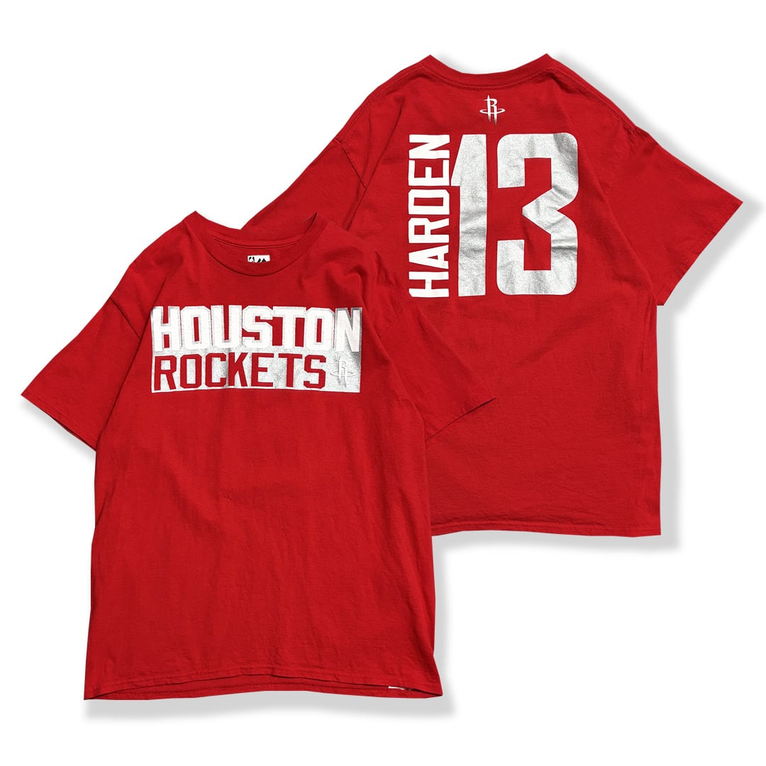James Harden 【Houston Rockets】 Numbering T-shirt. Majestic