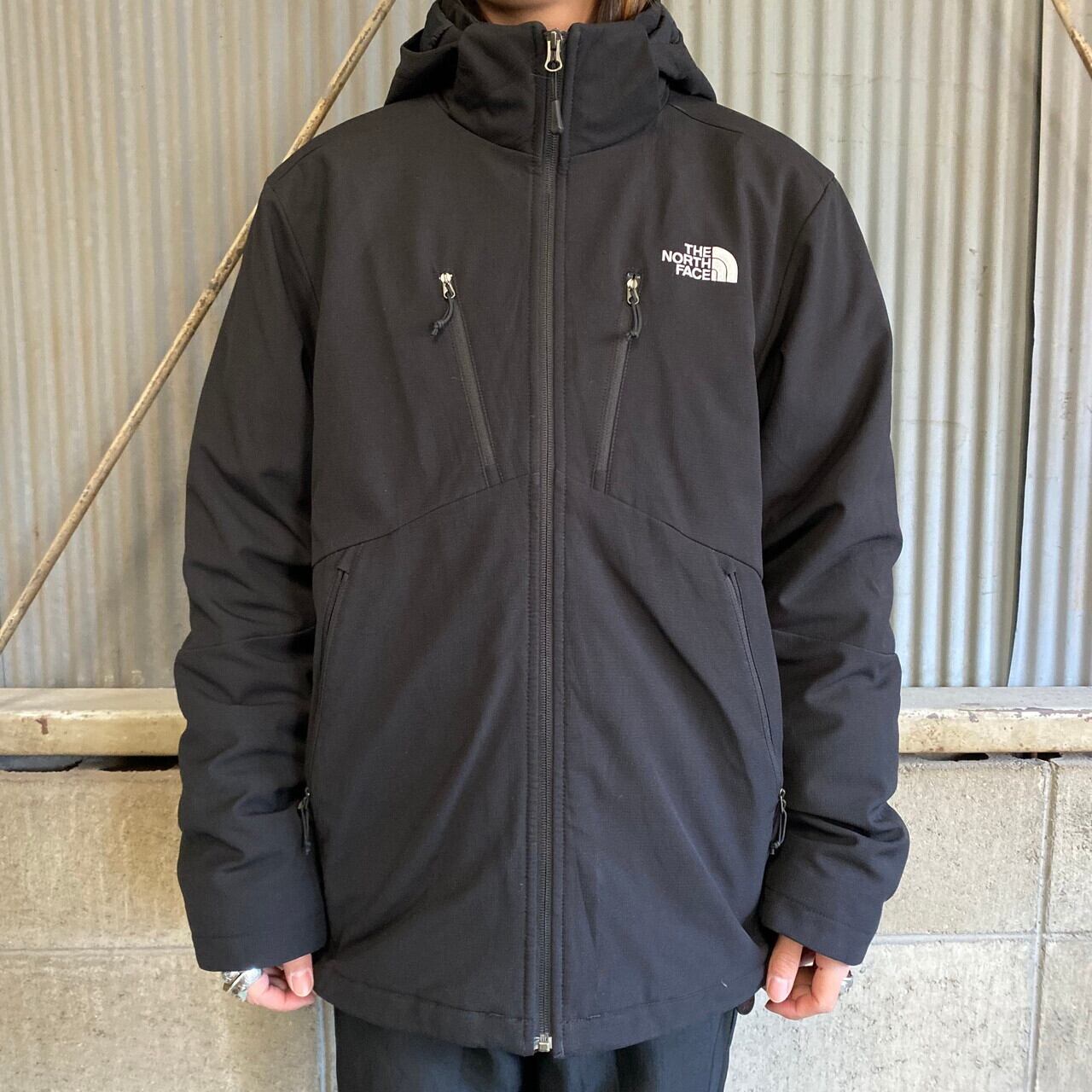 ザ ノースフェイス APEX Elevation Jacket プリマロフト マウンテンパーカー メンズL 古着 アウトドアジャケット  マウンテンジャケット マンパ フード着脱式 PRIMALOFT THE NORTH FACE ブラック 黒【アウトドアジャケット】 | cave ...