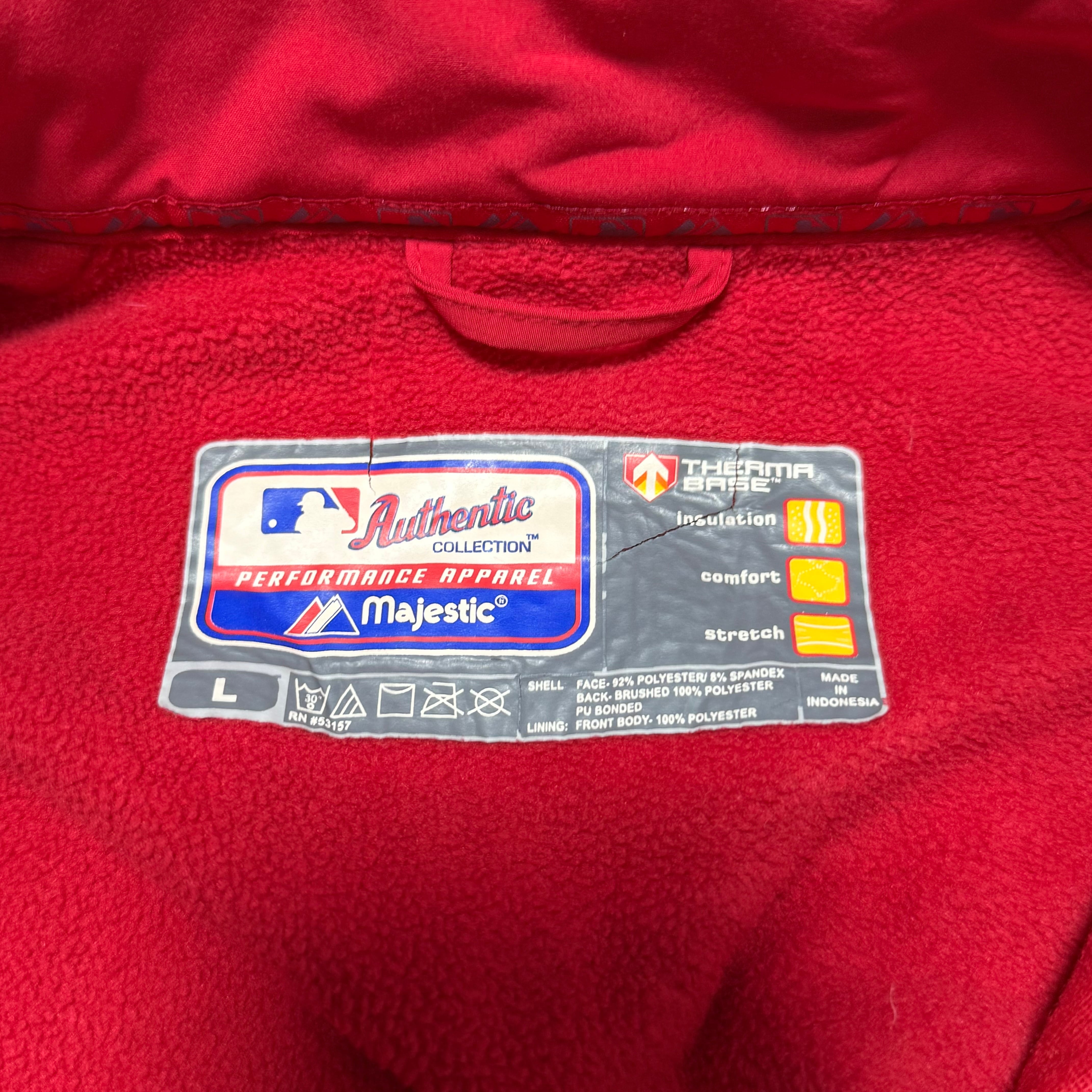 美品 90s MAJESTIC マジェスティック RED SOX Authentic Jacket MLB