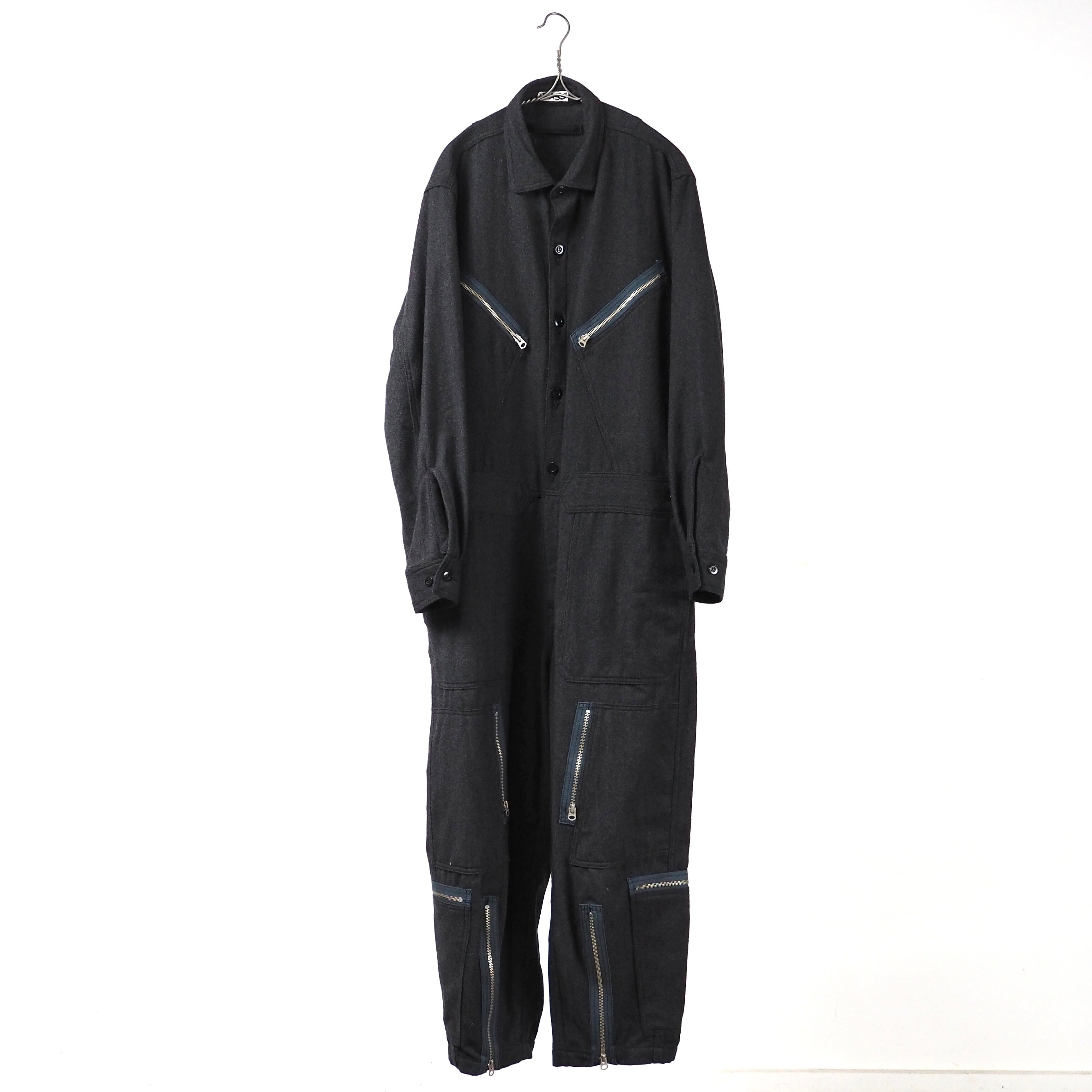 CLASS herringbone wool summer jump suits