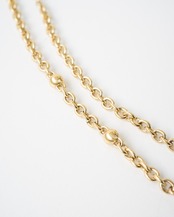 〈miu miu〉Logo Chain Necklace