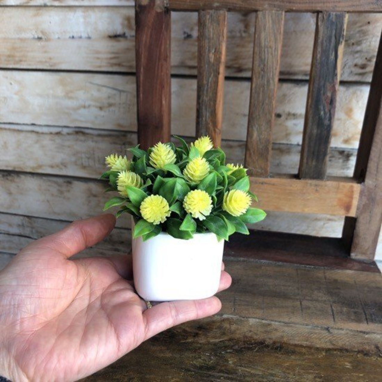  フェイクグリーン　ポムイエロー　 