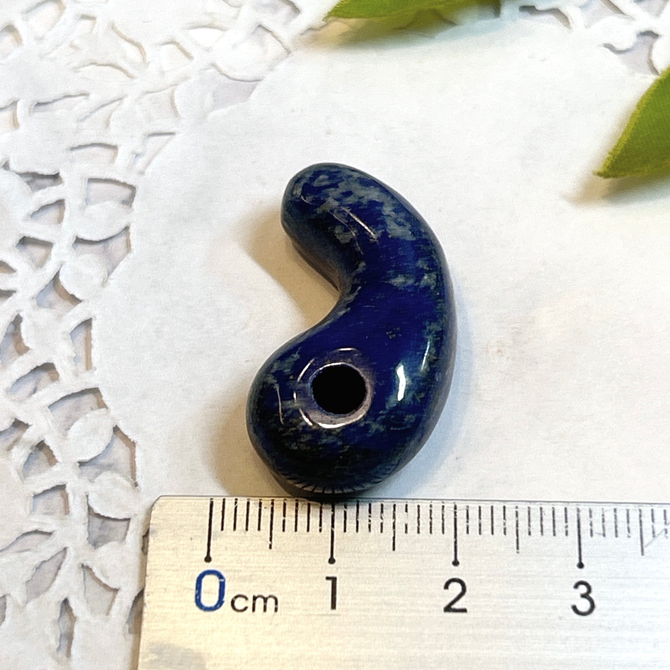 E16962】勾玉 ラピスラズリ ペンダント Magatama Pendant | クリスタル