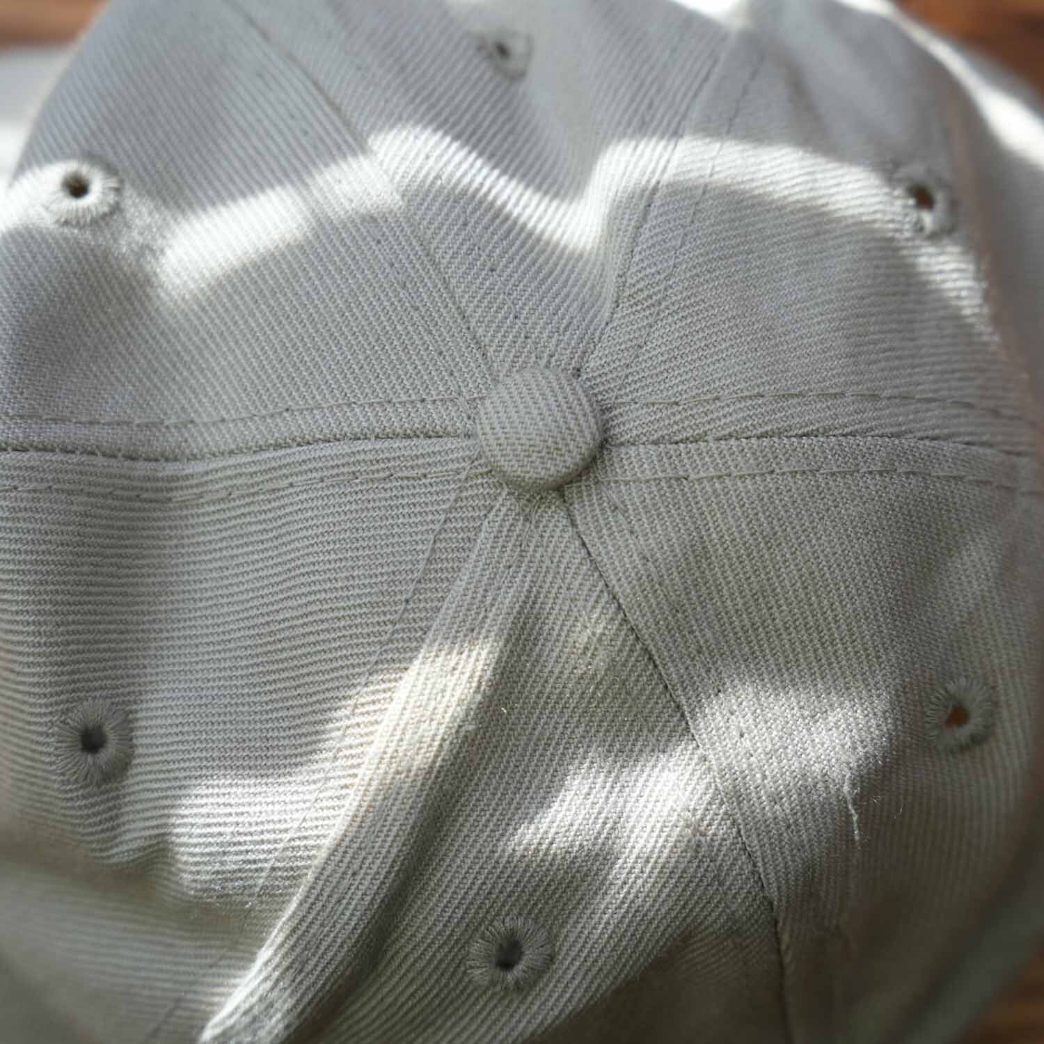 90s～ OTTO CAP トラッカーキャップ USA企業ロゴ刺繍 ベージュ系 台湾