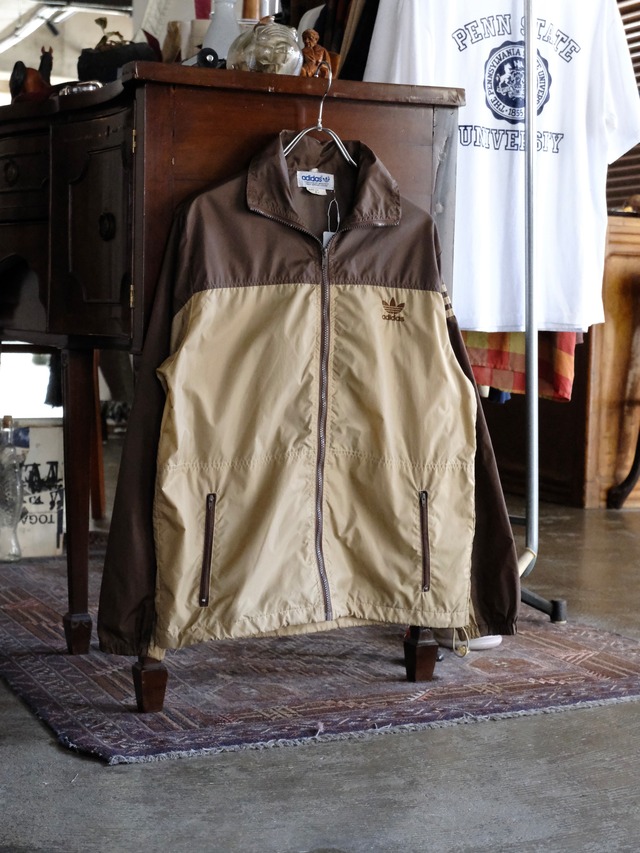Used adidas nylon zip-up jacket