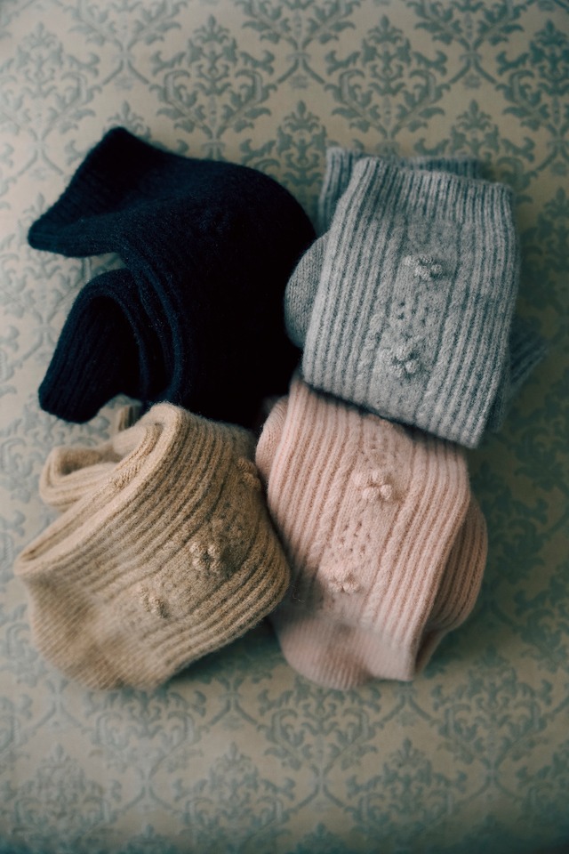 North pole Lamb’s wool socks col.light gray