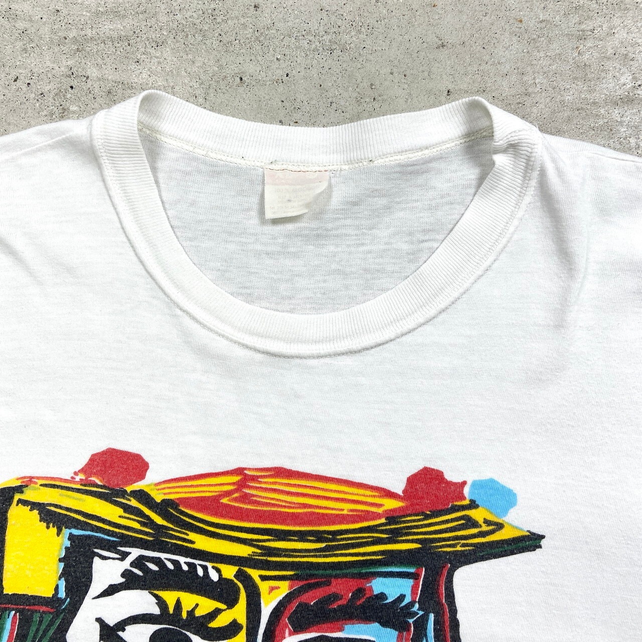 90年代 Picasso ピカソ 帽子を被った女の胸像 アート プリントTシャツ 