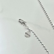 DICE : HORSESHOE BALL CHAIN NECKLACE / ホースシューダイス ボールチェーンネックレス
