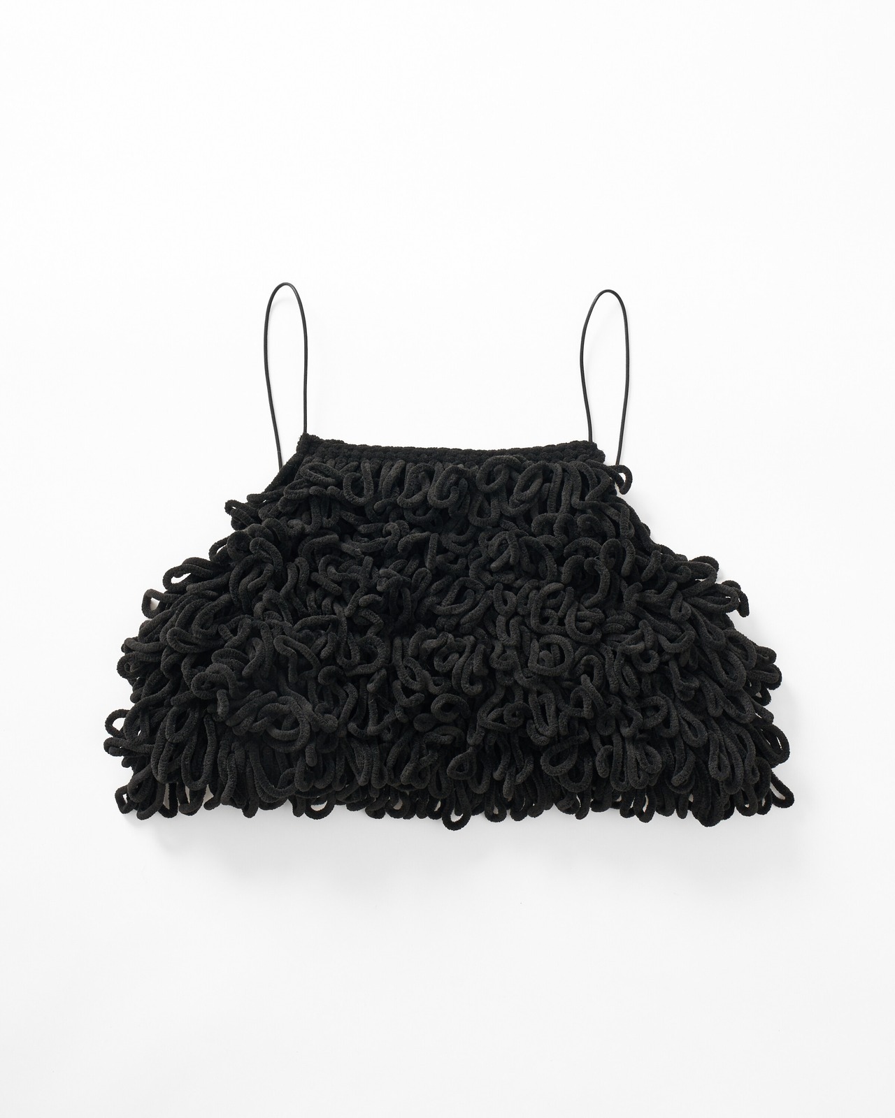Thick Velvet Loop Monster Cami Hand Knit