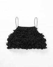 Thick Velvet Loop Monster Cami Hand Knit
