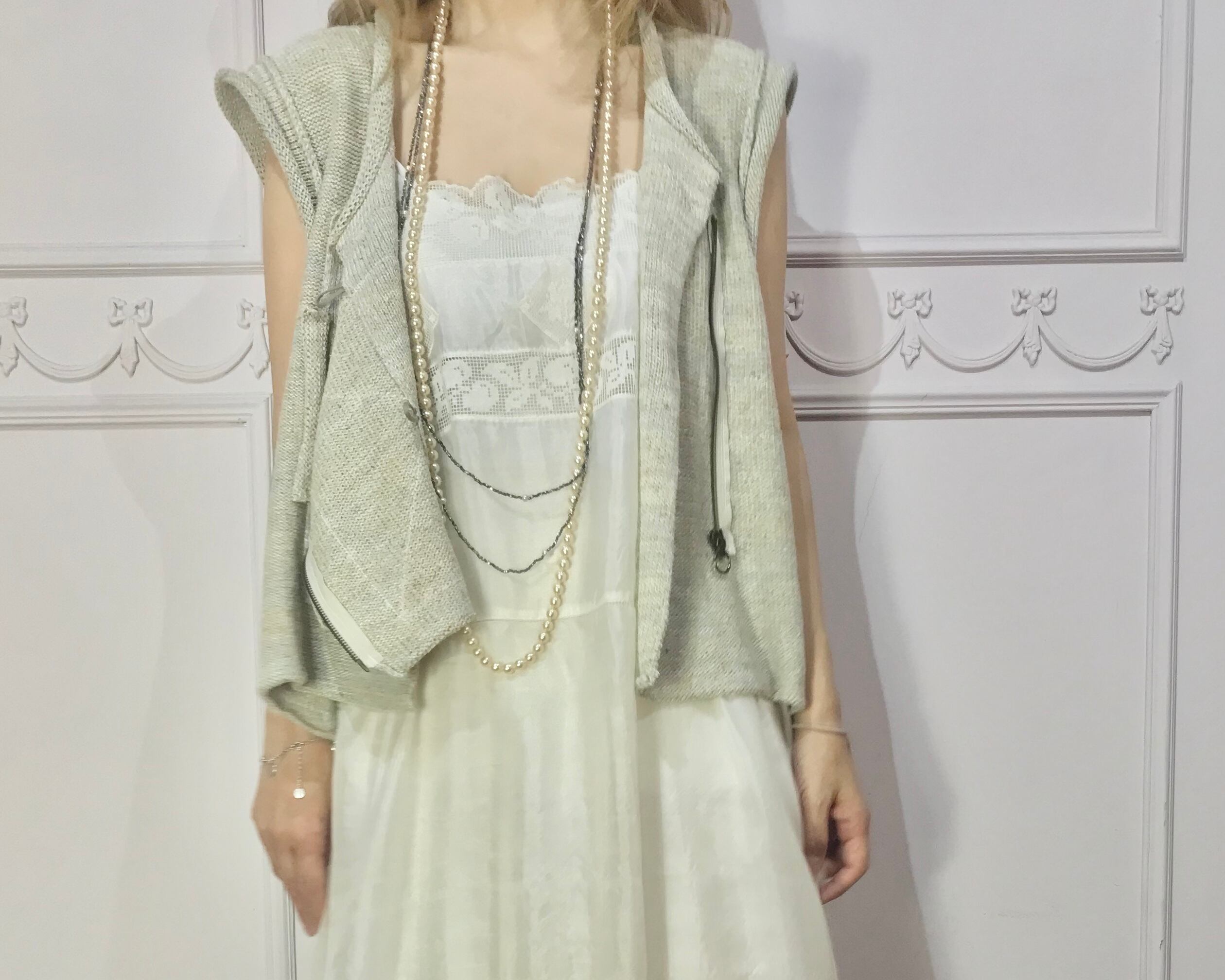 メランジェサマーニットベスト lot20335