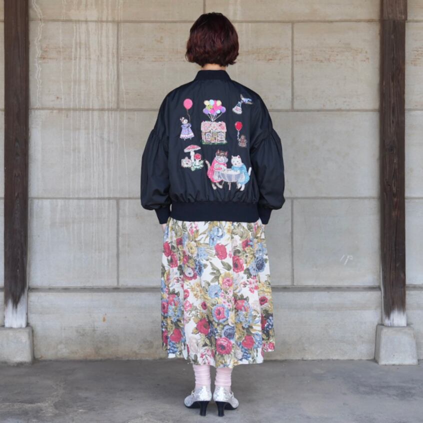 tamaoworld⭐️ 刺繍ジャケット house of candy ⭐️ 刺繍ジャケット house of candy (black) | tamaobazaaar