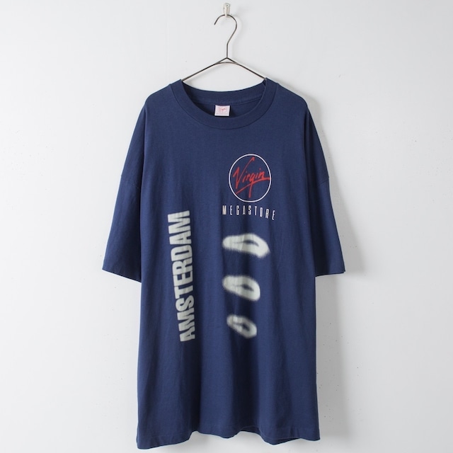 1990s vintage double-sided print design T-shirt / “AMSTERDAM”