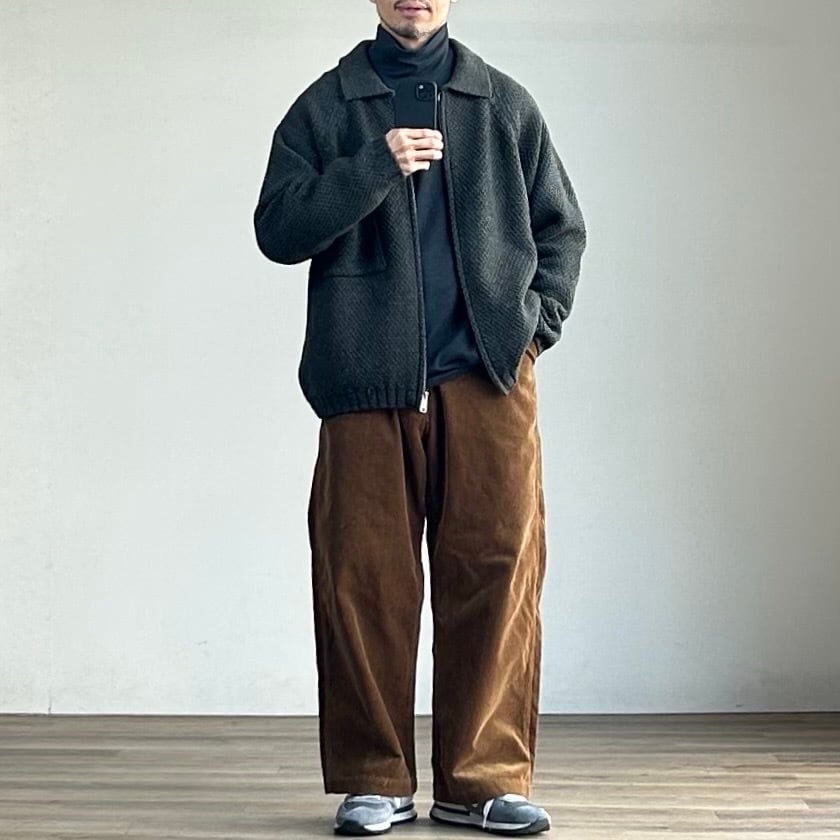 25AW》【STILL BY HAND】5G KNITTED BLOUSON スティルバイハンド