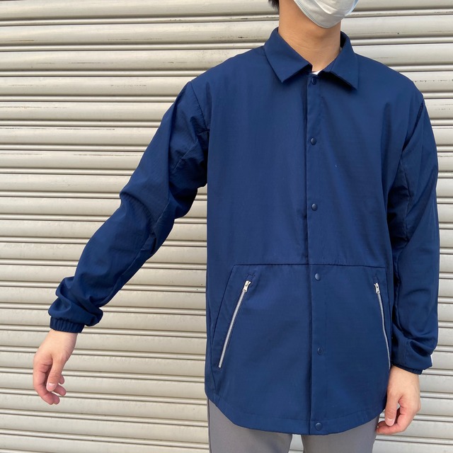 『送料無料』adidas×レイニングチャンプ　コーチジャケット　ネイビー　L