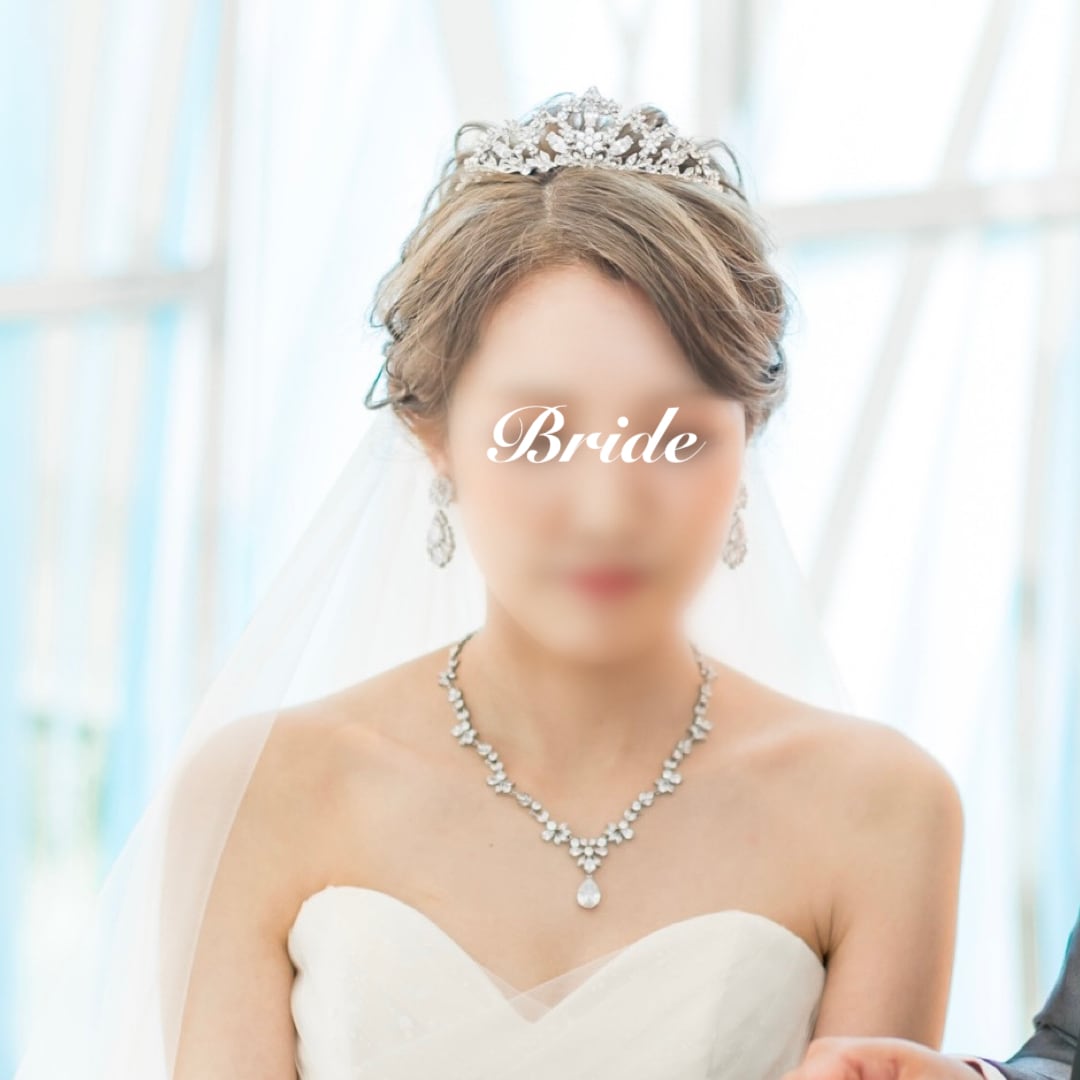 ZN-02】ネックレス ピアス（レンタル） | BRIDE ME