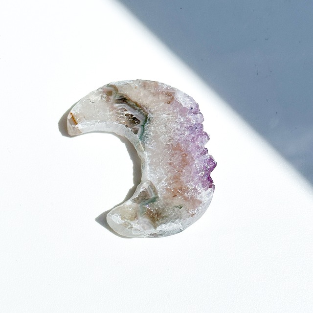 アゲート×アメジスト 月83◇ Agate ×  Amethyst ◇天然石・鉱物・パワーストーン・インテリア