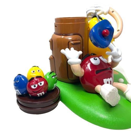 中古】【ほぼ新品】M&M's Mulligan Ville Candy Dispenser BOX入り