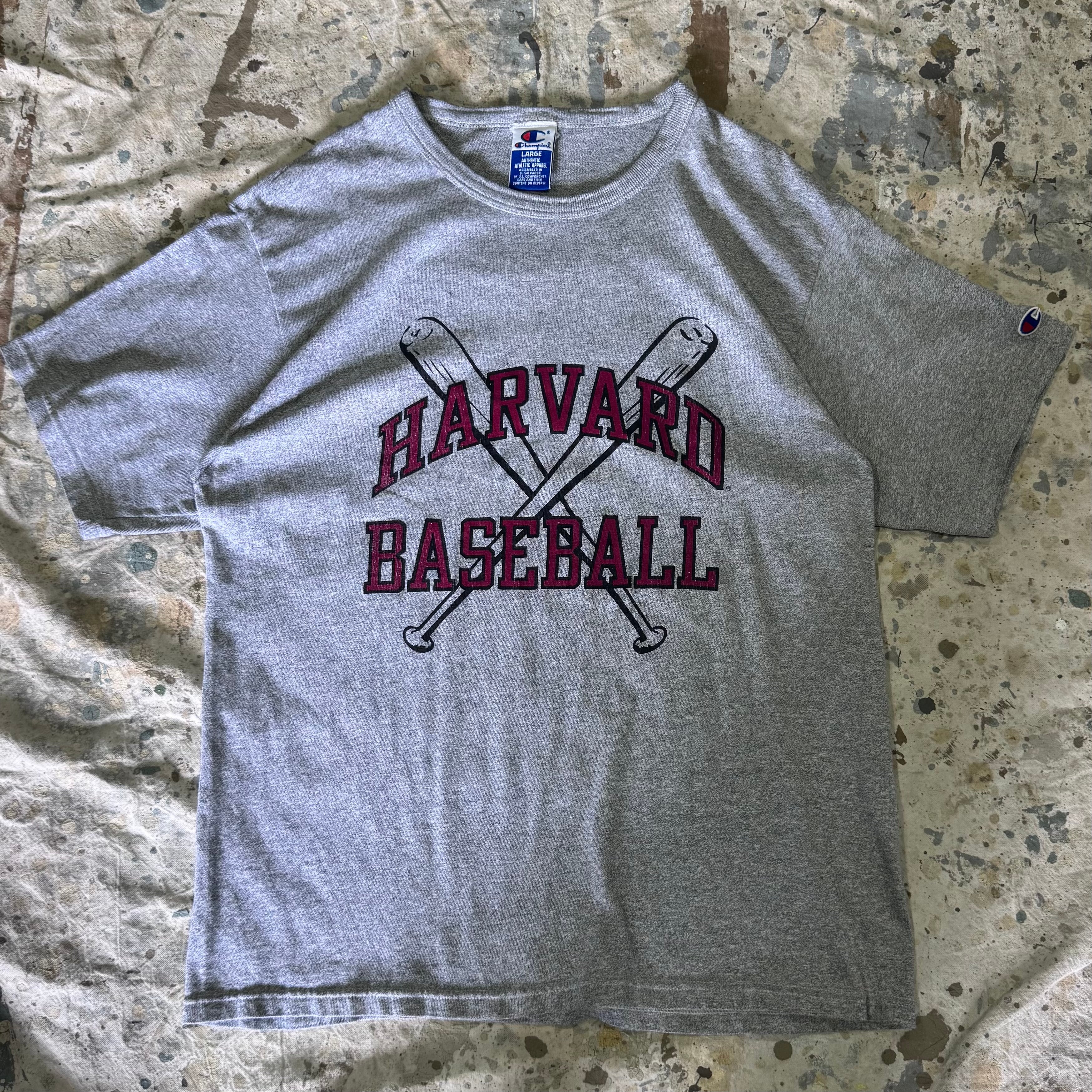 90s champion Harvard カレッジTシャツ 杢グレー L | 古着屋 savvy