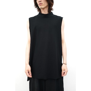 [kujaku] (クジャク) 2024SS K-240 / back embroidery sleeveless pullover