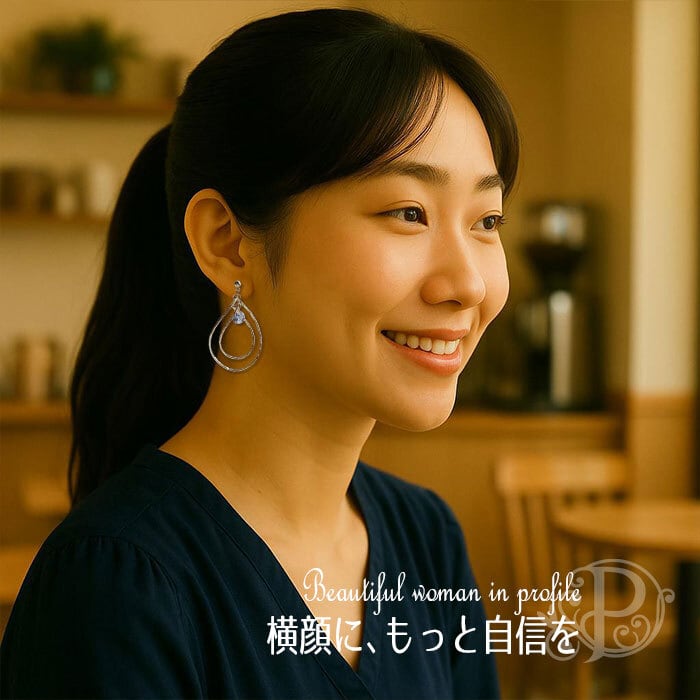 ☆【K16GP】横顔美人 ピアスorイヤリング -20200916-2- | pyokotto