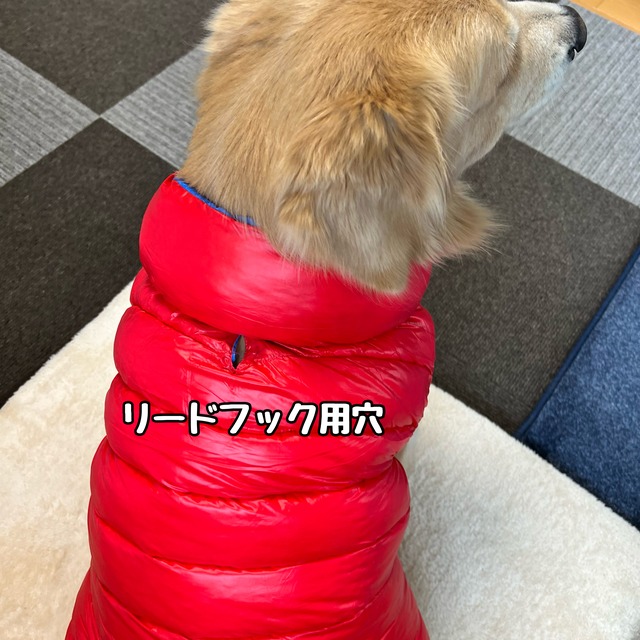 犬の洋服　リバーシブルジャンパー 　暖かい服　犬服　中型犬　大型犬