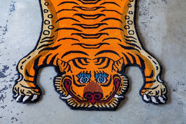 Tibetan Tiger Rug 《Sサイズ•ウール097》チベタンタイガーラグ