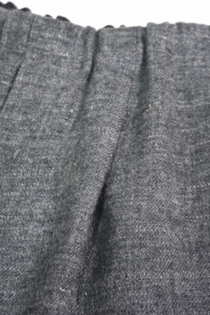 Wool Linen Tweed Wide Pants