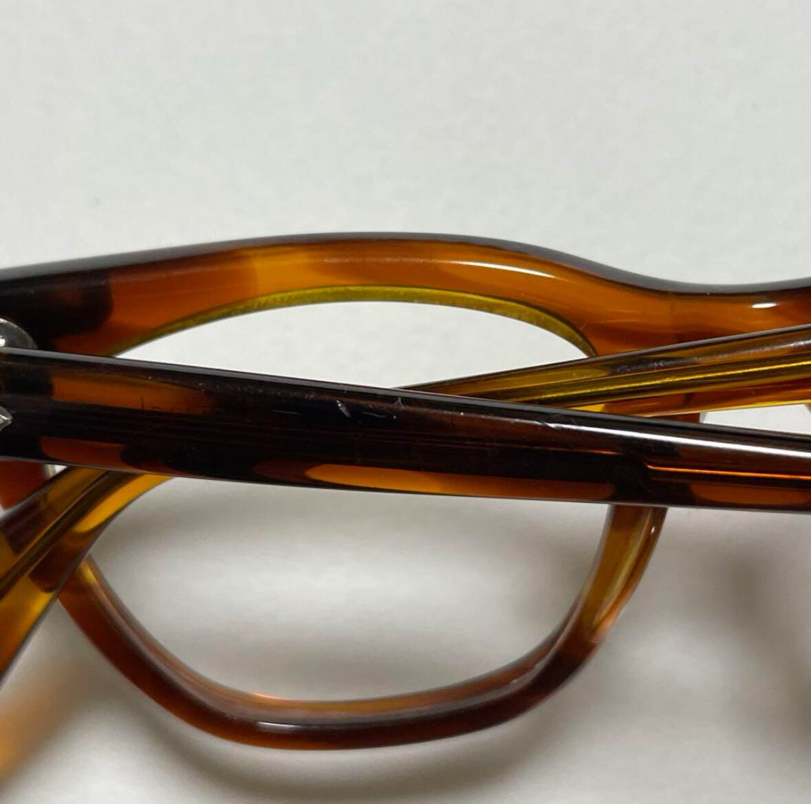 40s 50s AMERICAN OPTICAL アールデコ アンバー 鼈甲 | UC TRADING 40s 50s AMERICAN OPTICAL アールデコ アンバー 鼈甲 | UC TRADING