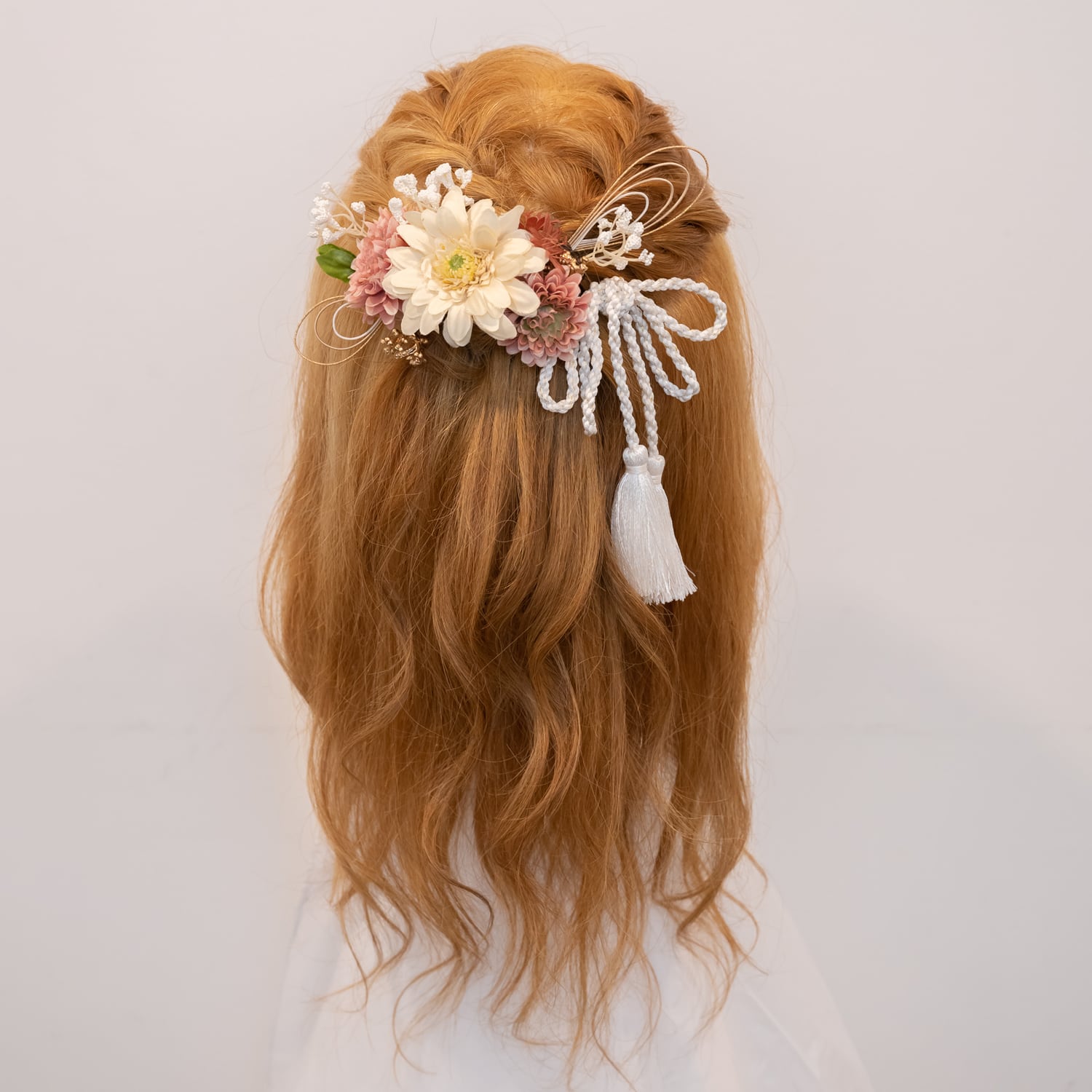 リアルフラワー入りお花型ヘアゴム｜ヘアアクセサリー