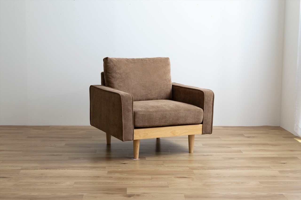 1人掛けコーデュロイソファ