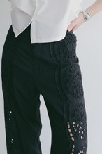 MANOF CUT WORK LACE PANTS 2色展開