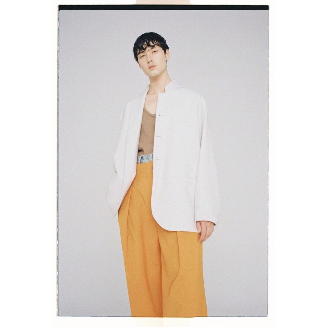 ANCELLM DAMAGE WAFFLE TANK TOP (BEIGE) ANC-CT23 | IAAAM ONLINE STORE