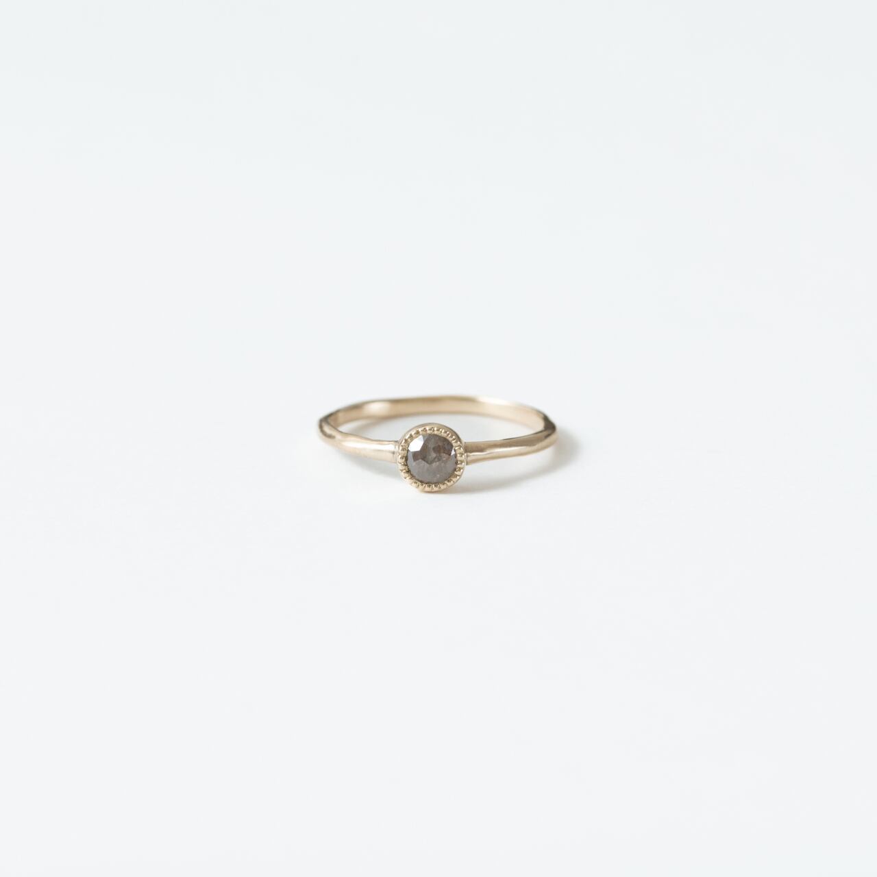 atelier plow ローズカットダイヤモンドリング K10イエローゴールド