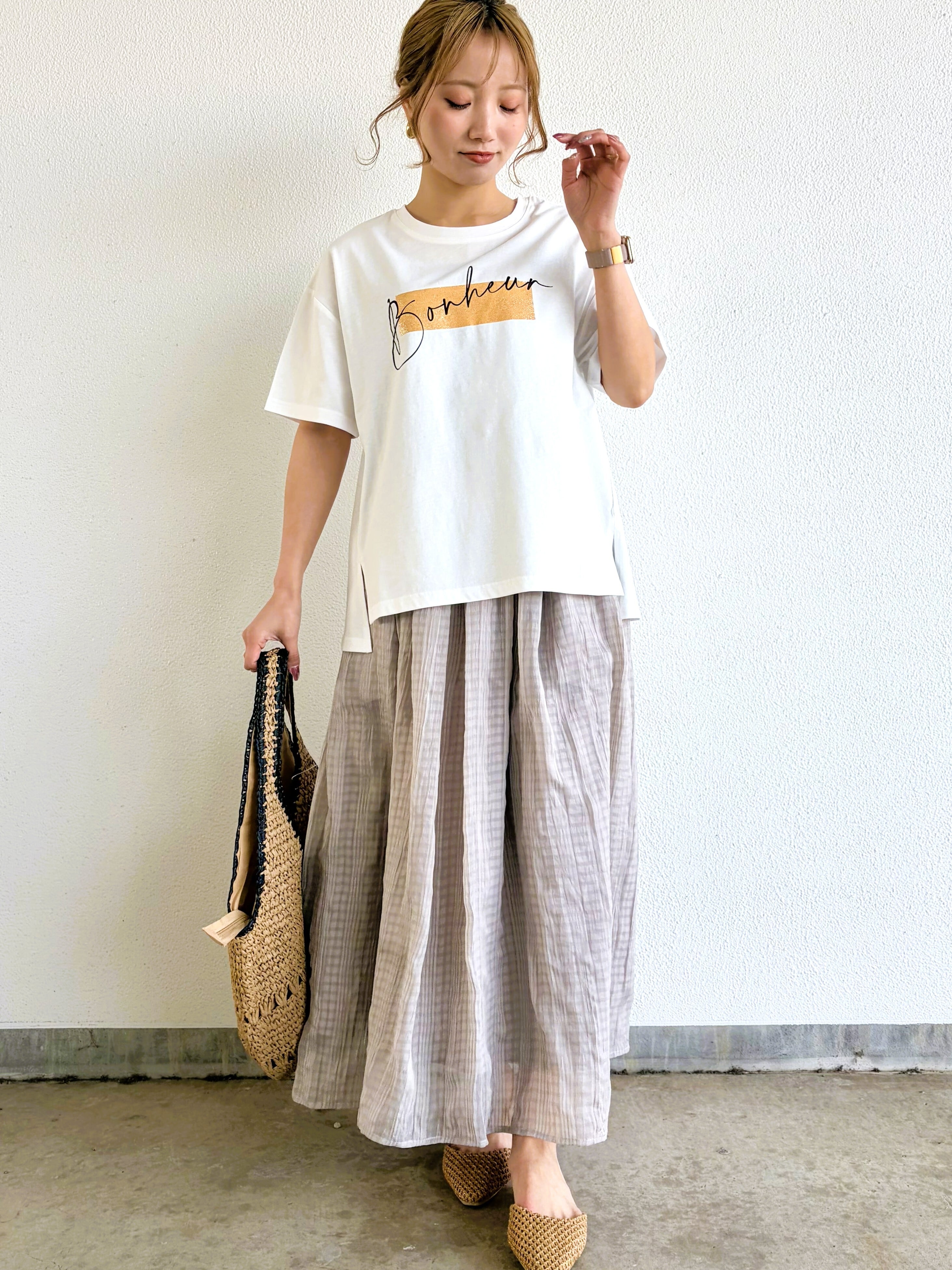 なつめ N°9286!】21s度詰め天竺ロゴTシャツ（9207-63041) | 9286 Fashion Lab