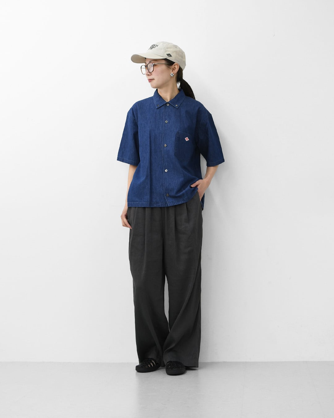 DANTON [ダントン] B.D. SHORT SHIRT S/S [DT-B0443DUG] B.D.ショート