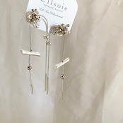 cilsoie：Metal chainピアス