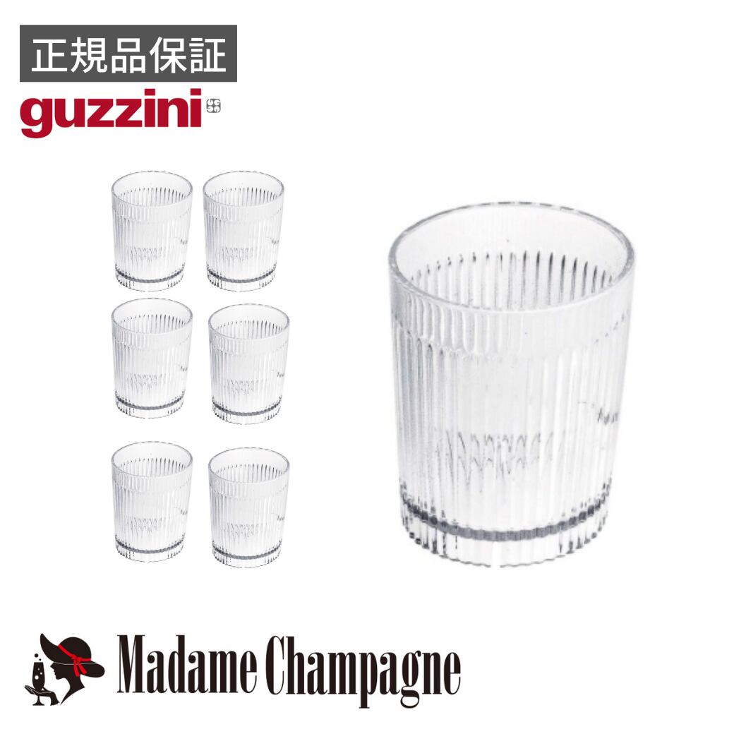 【6個セット】グッチーニ (guzzini) タンブラー250cc
