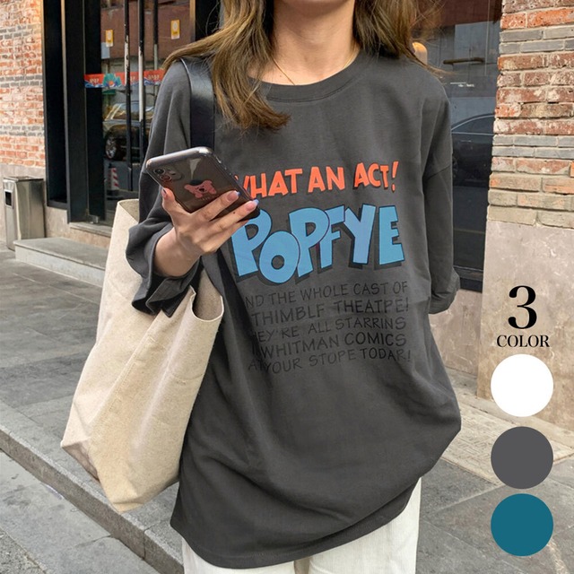 プリント Tシャツ レディース 春夏秋 韓国 トップス ストリート アメカジ おしゃれ きれいめ 大人 かわいい カジュアル 大人可愛い 大人女子 [LS-CCT213]
