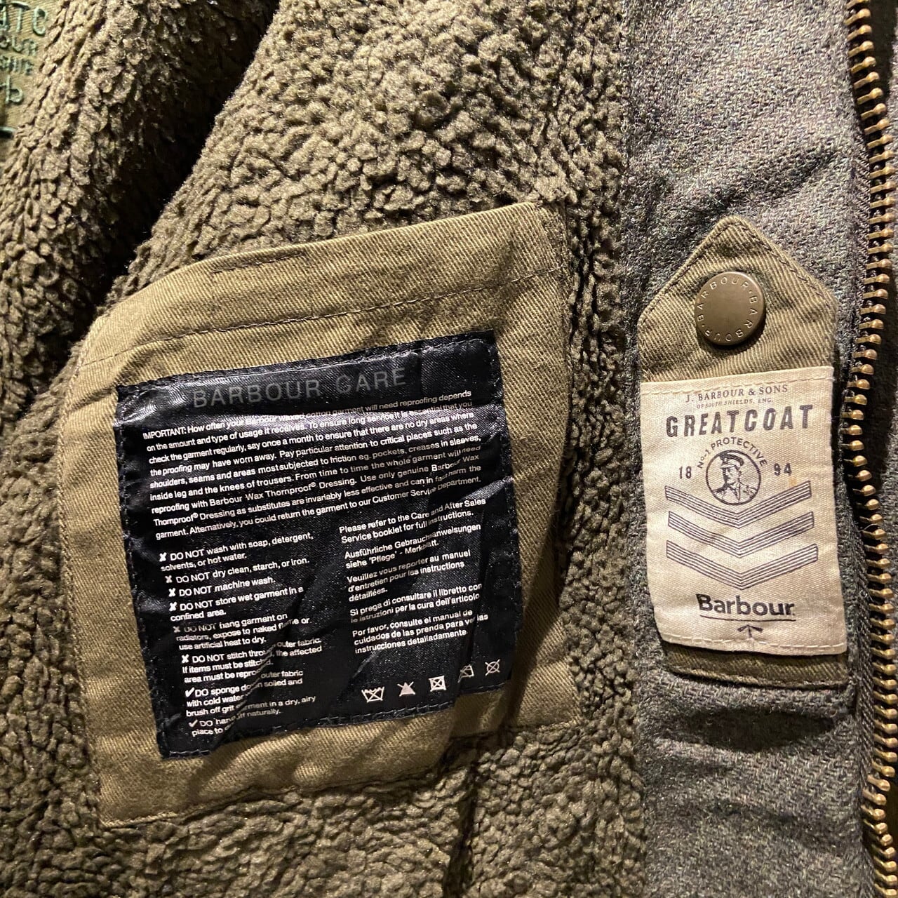 Barbour バブアー WELFORD 4ポケット ワックスコットン オイルド