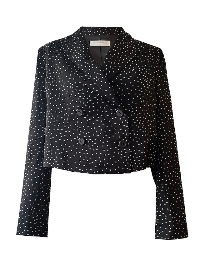 short croped dot jacket