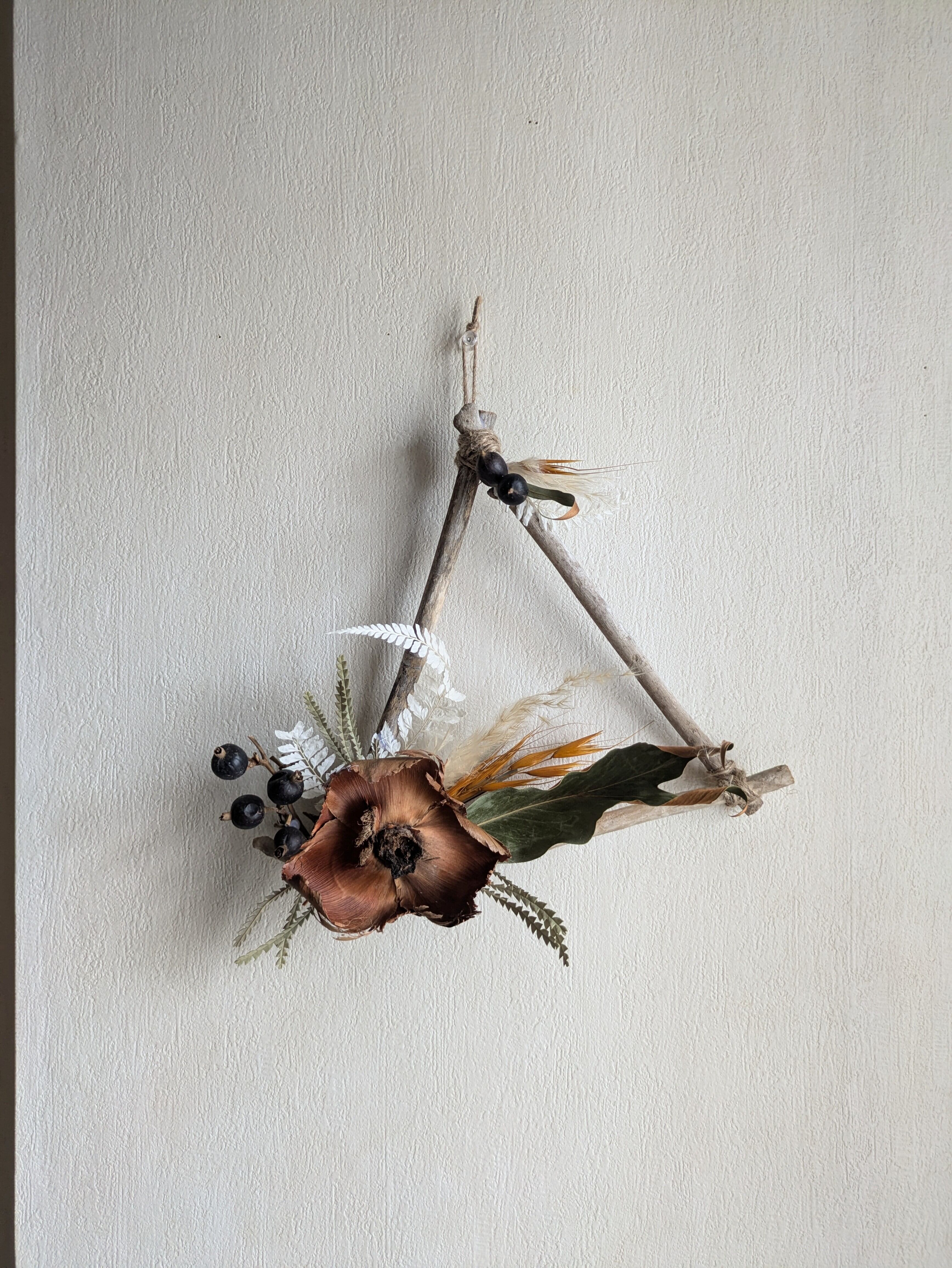 Triangle Swag 流木スワッグ 流木インテリア | vivre.librement