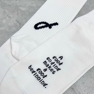 〆 / 【Free size】good ending socks